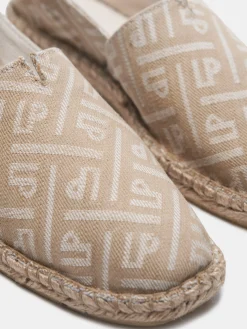 Alpercatas denim com monograma|LION OF PORCHES Cheap