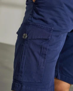 Bermudas de algodão stretch com bolsos laterais|LION OF PORCHES Cheap