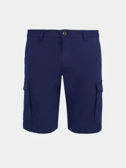 Bermudas de algodão stretch com bolsos laterais|LION OF PORCHES Cheap