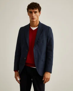 Blazer slim fit com bolsos|LION OF PORCHES Sale