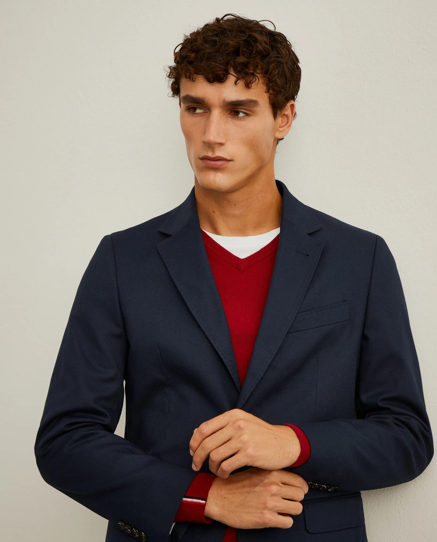 Blazer slim fit com bolsos|LION OF PORCHES Sale
