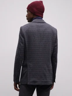 Blazer slim fit em algodão e lã|LION OF PORCHES Outlet