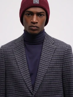 Blazer slim fit em algodão e lã|LION OF PORCHES Outlet
