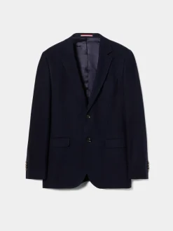 Blazer slim fit em algodão e lã|LION OF PORCHES Online