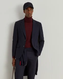 Blazer slim fit em algodão e lã|LION OF PORCHES Store