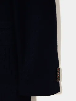 Blazer slim fit em algodão e lã|LION OF PORCHES Store