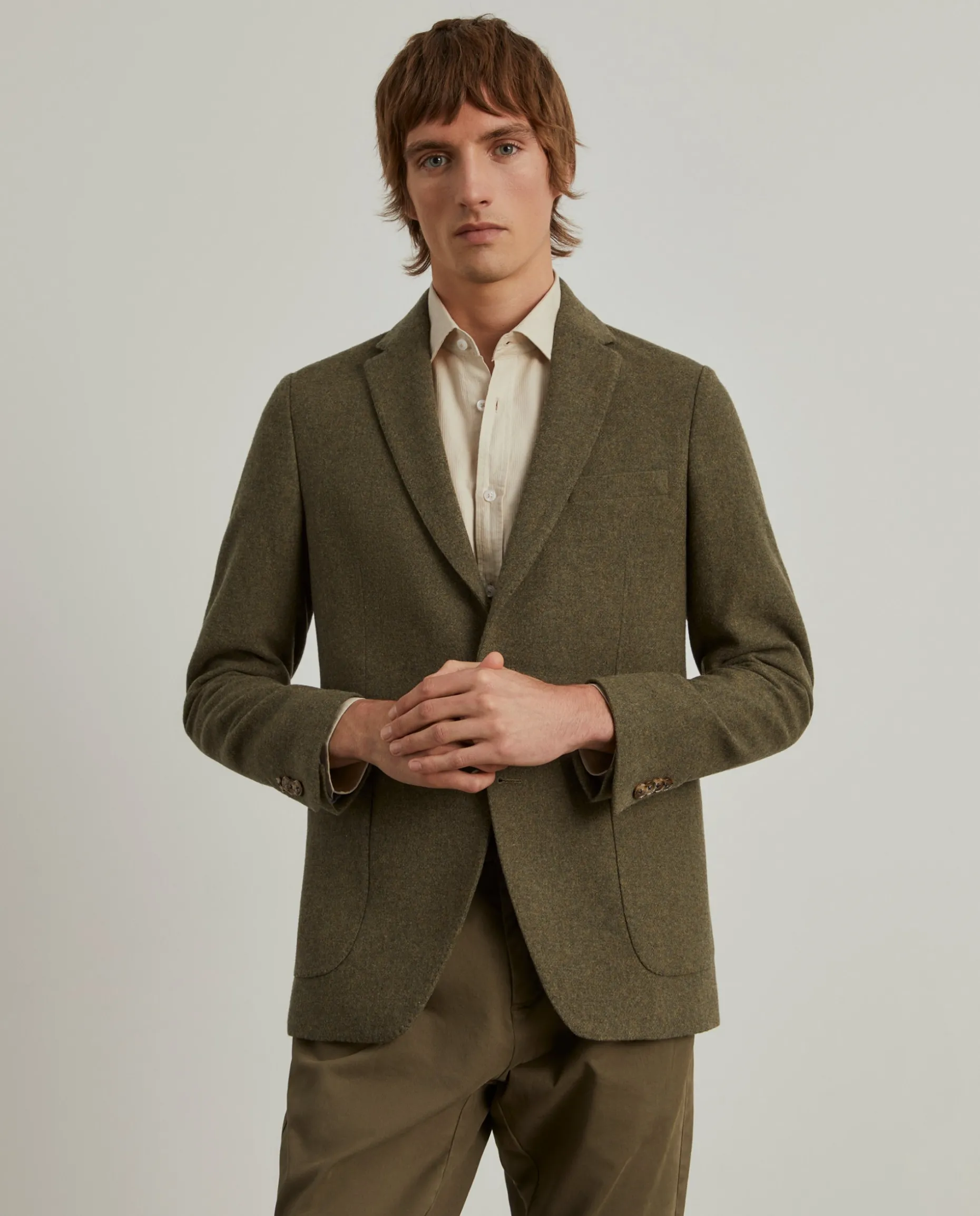 Blazer slim fit mistura de lã|LION OF PORCHES Hot