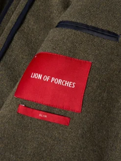 Blazer slim fit mistura de lã|LION OF PORCHES Hot