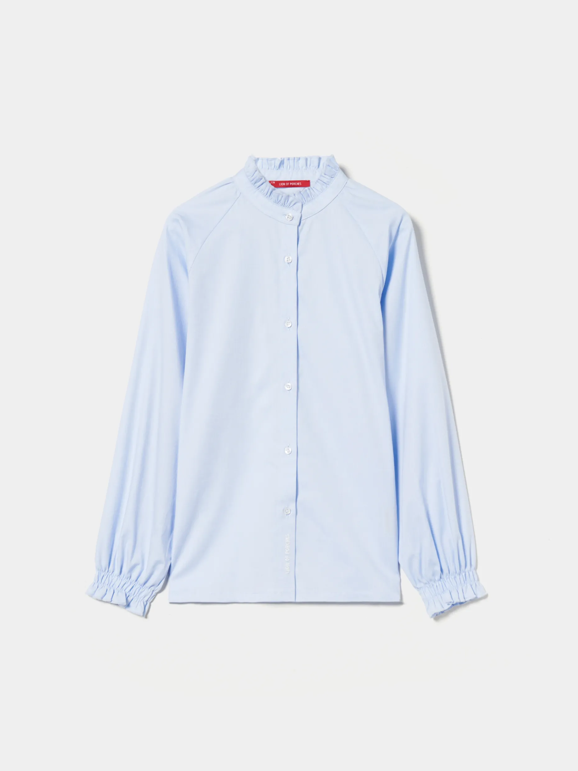 Blusa de algodão com folhos|LION OF PORCHES Sale