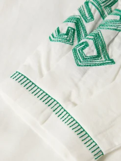 Blusa decote em V com bordado|LION OF PORCHES New