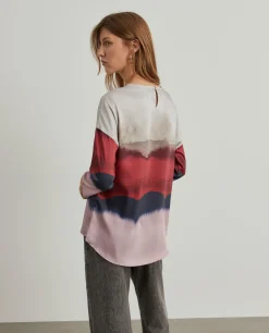 Blusa fluida estampada|LION OF PORCHES Sale