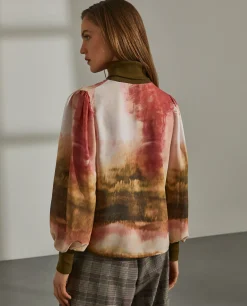 Blusa fluida gola alta|LION OF PORCHES Flash Sale