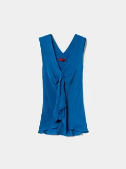 Blusa fluida sem mangas|LION OF PORCHES Cheap