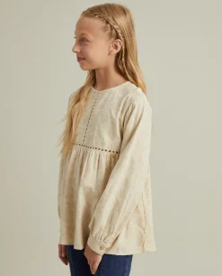 Blusa manga comprida bordado flores|LION OF PORCHES Online
