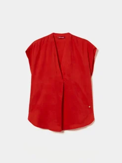 Blusa sem mangas em cupro|LION OF PORCHES Shop