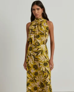 Blusa tropical sem mangas|LION OF PORCHES Online