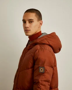Blusão acolchoado com capuz|LION OF PORCHES Shop