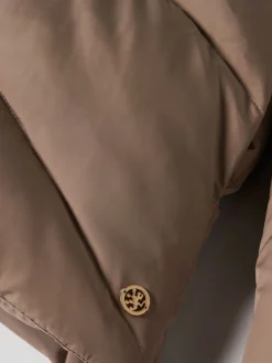 Blusão acolchoado com capuz e pelo|LION OF PORCHES Cheap