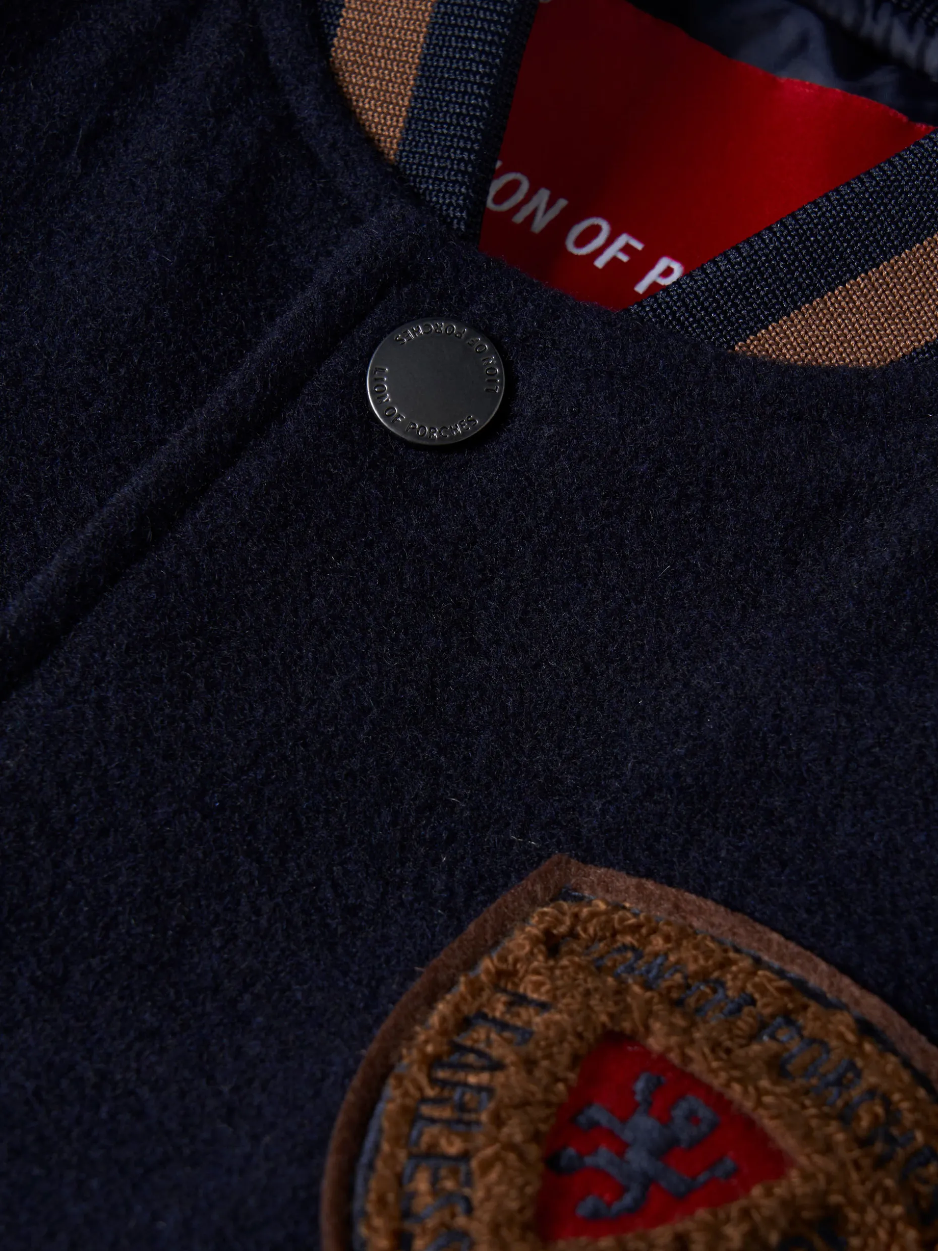 Blusão bomber bicolor|LION OF PORCHES Best Sale