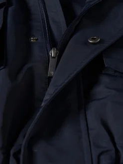 Blusão com bolsos e capuz embutido|LION OF PORCHES Best Sale