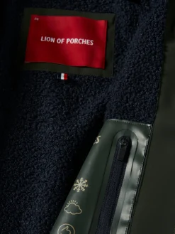 Blusão com capuz e forro cardado|LION OF PORCHES Store