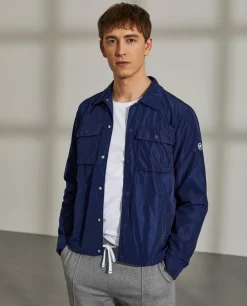 Blusão de tecido técnico com bolsos|LION OF PORCHES Flash Sale