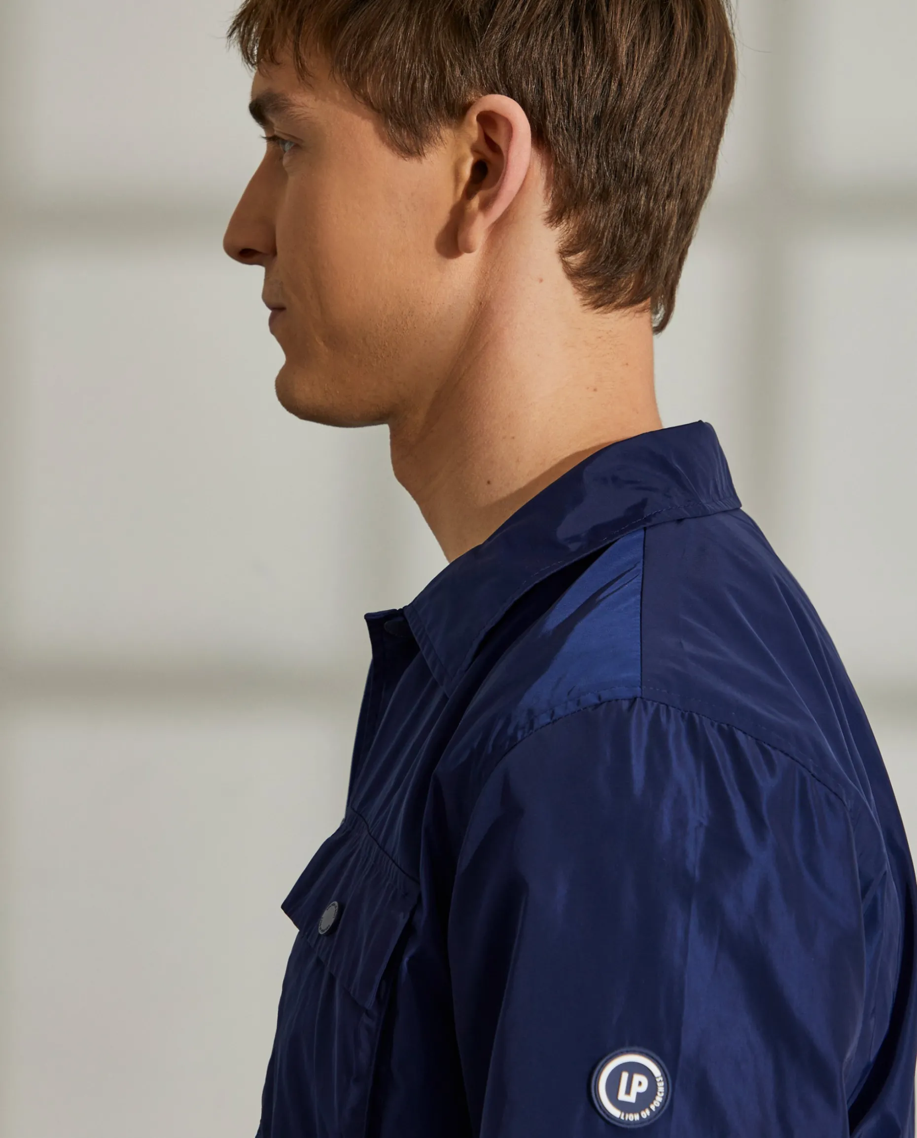 Blusão de tecido técnico com bolsos|LION OF PORCHES Flash Sale