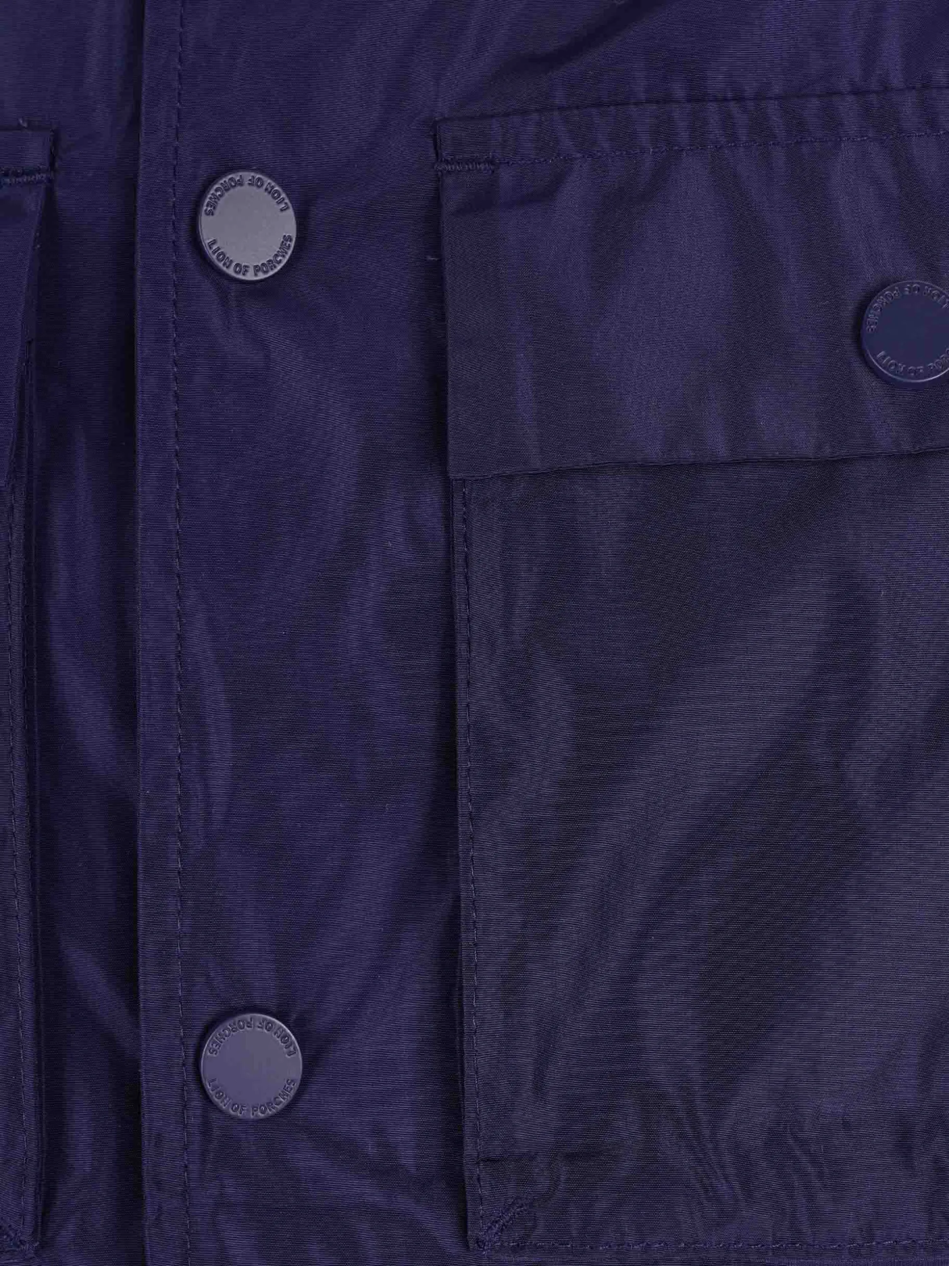 Blusão de tecido técnico com bolsos|LION OF PORCHES Flash Sale