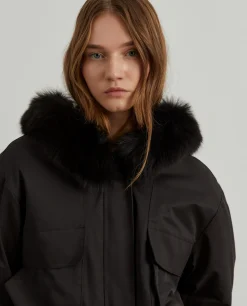 Blusão oversize com pelo|LION OF PORCHES Sale