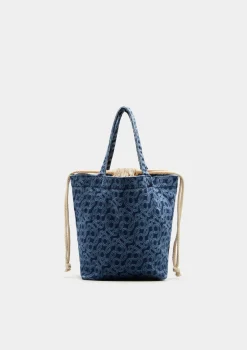 Bolsa denim com monograma|LION OF PORCHES Best