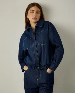 Bomber denim x Paatiff|LION OF PORCHES Shop