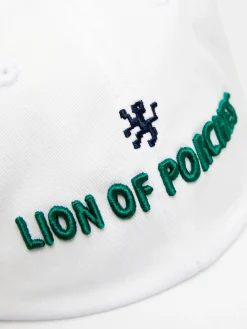 Boné com logotipo em contraste|LION OF PORCHES Flash Sale