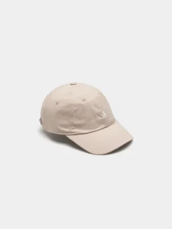 Boné de algodão com pala curva|LION OF PORCHES Flash Sale