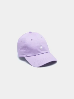 Boné de algodão com pala curva|LION OF PORCHES Store
