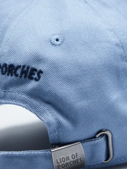Boné de algodão com pala curva|LION OF PORCHES Sale
