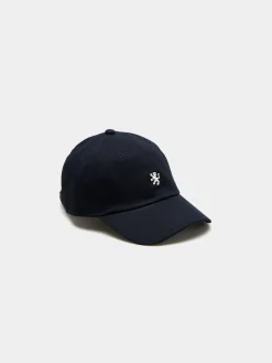 Boné de algodão com pala curva|LION OF PORCHES Store