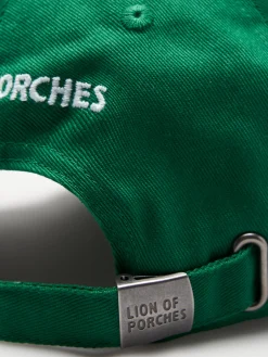 Boné de algodão com pala curva|LION OF PORCHES Cheap