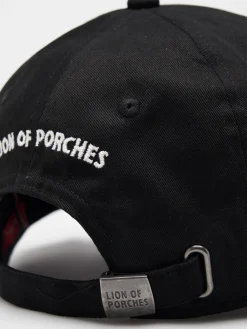 Boné de algodão com pala curva|LION OF PORCHES Discount