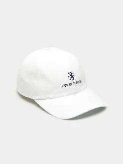 Boné de pala curva com branding na frente|LION OF PORCHES Flash Sale
