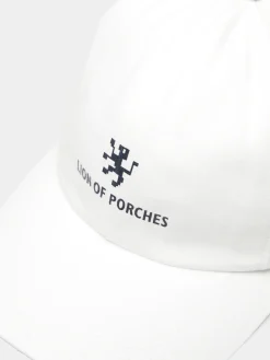 Boné de pala curva com branding na frente|LION OF PORCHES Flash Sale