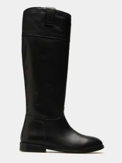 Bota de cano alto em pele|LION OF PORCHES Sale