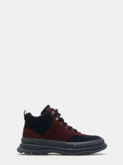 Botas bicolor com cordões em camurça|LION OF PORCHES Cheap