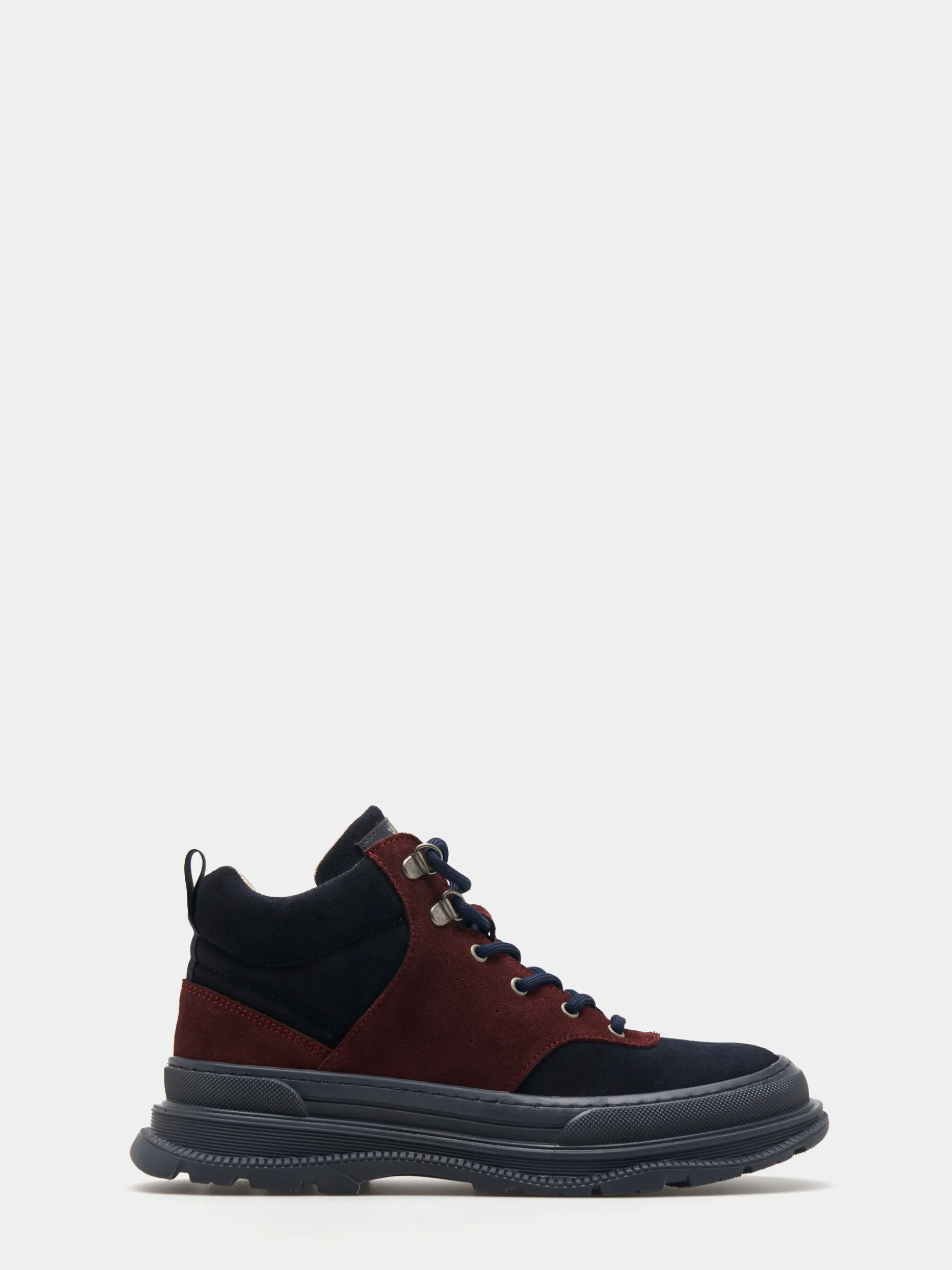 Botas bicolor com cordões em camurça|LION OF PORCHES Cheap