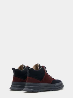 Botas bicolor com cordões em camurça|LION OF PORCHES Cheap