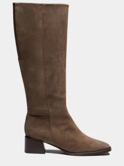 Botas de cano alto com tacão|LION OF PORCHES Store