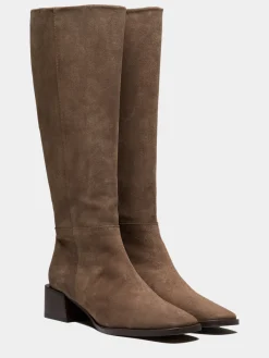 Botas de cano alto com tacão|LION OF PORCHES Store
