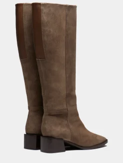 Botas de cano alto com tacão|LION OF PORCHES Store