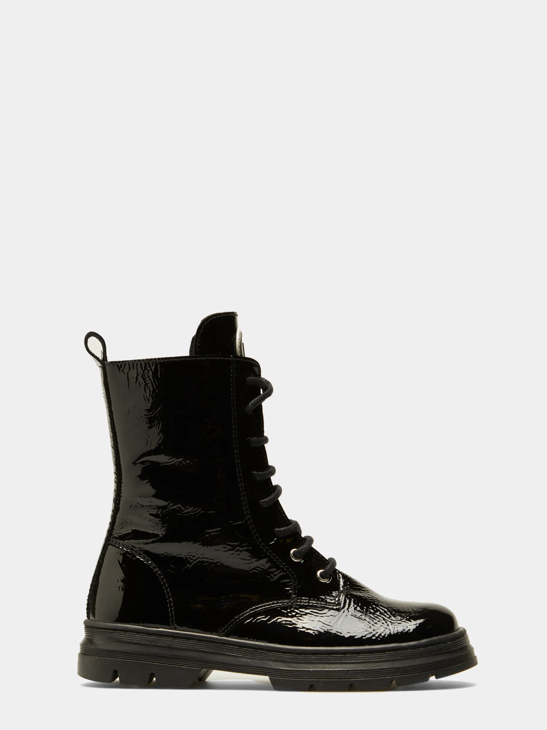 Botas de verniz com cordões|LION OF PORCHES Store