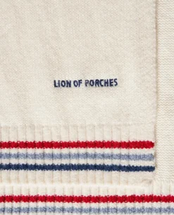 Cachecol de malha riscas em contraste|LION OF PORCHES Clearance