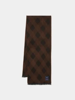Cachecol xadrez com franjas|LION OF PORCHES Best Sale